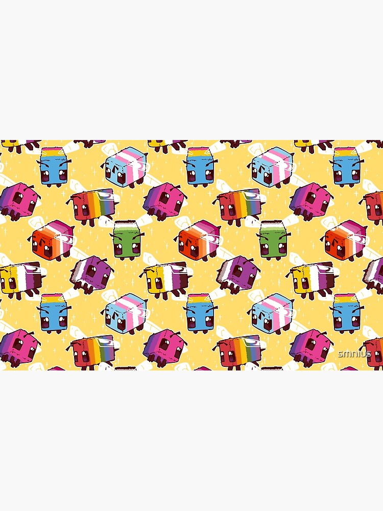 LGBT Minecraft Bees by smnius