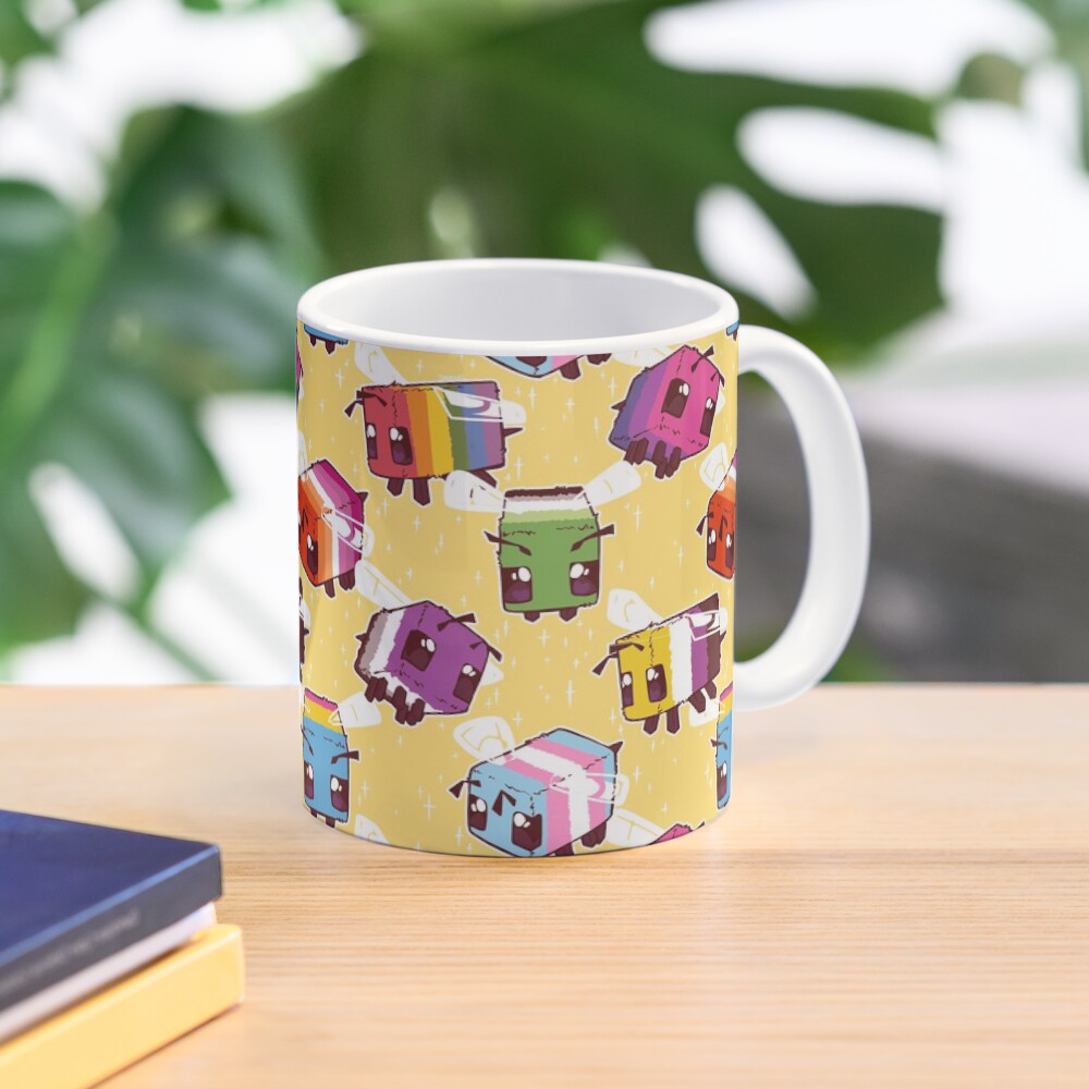 LGBT Minecraft Bees Mug