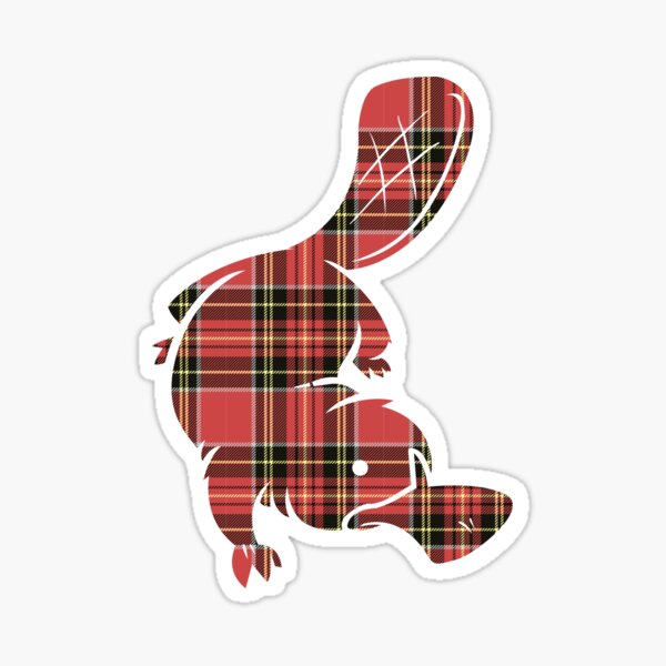 plaidypus Sticker