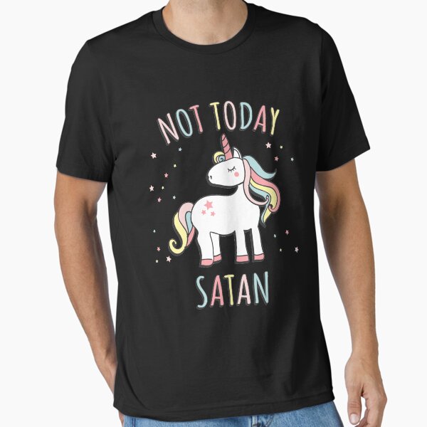 Item preview, Not Today Satan Unicorn  designed and sold by flippinsg.
