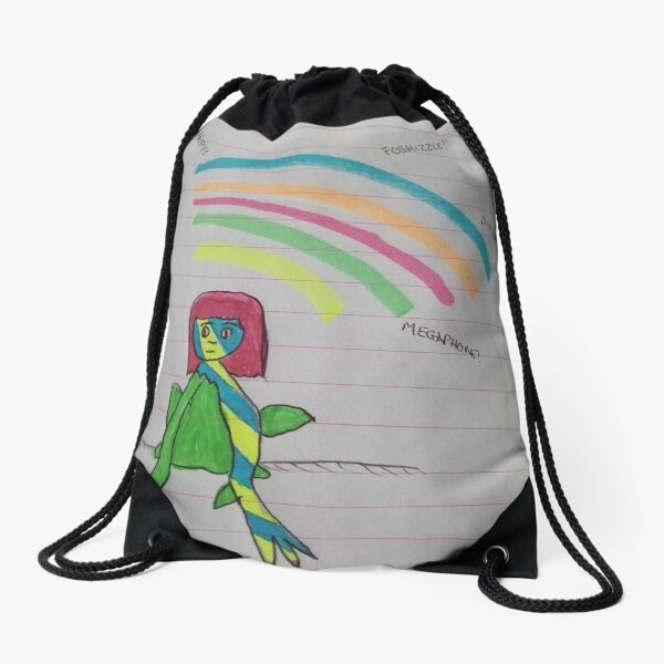 Plant-Based Alien Drawstring Bag