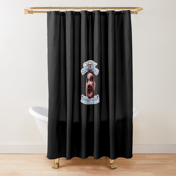 Captain Spaulding Shower Curtain MIDDLE FINGER Sid Haig/ HOTC 