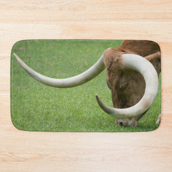 Item preview, Texas Longhorn Getting a Meal designed and sold by Mike Ashley.