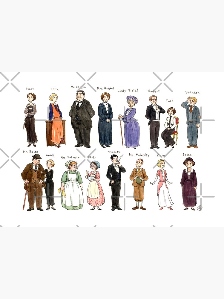 Downton A. Portraits by Roby-boh