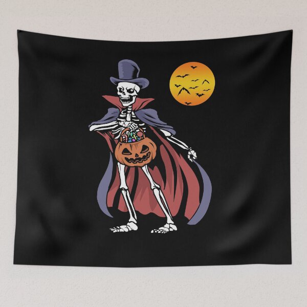 Item preview, Halloween Vampire Tshirt Pumpkin Scary Costume Skeleton T-Shirt designed and sold by DSWShirts.