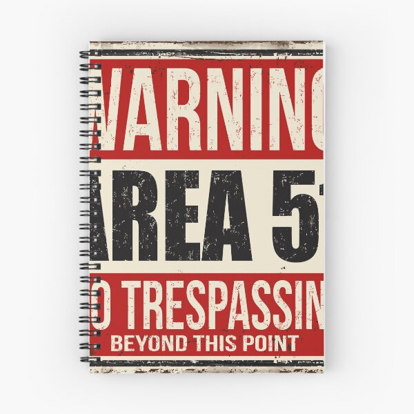 Item preview, Area 51 Warning Sign designed and sold by Starquake.