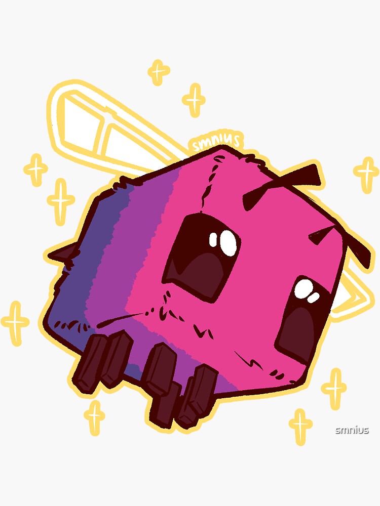 Lgbt Minecraft Bee Stickers Redbubble