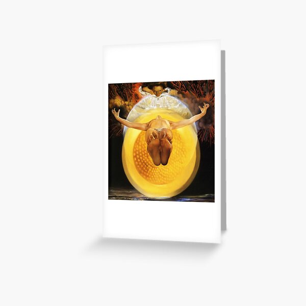 Salvador Dali. Ascension. 1958. Greeting Card
