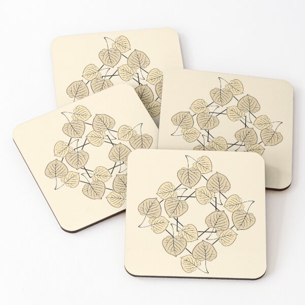Item preview, Dry Aspen Leaves in Squares designed and sold by lents.