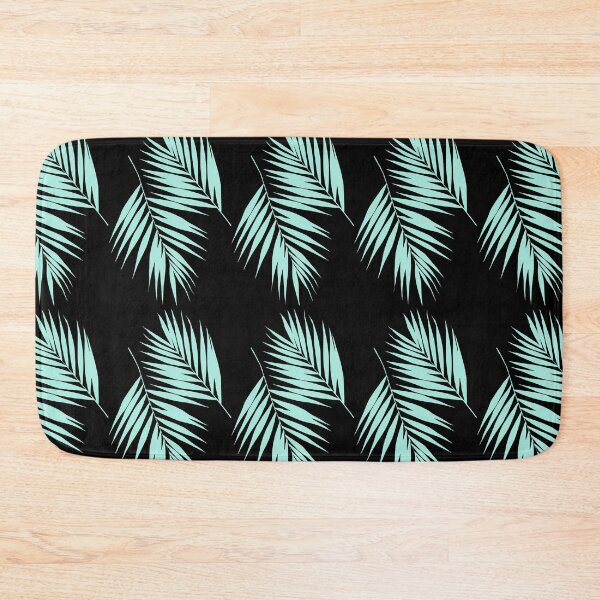 Item preview, Palm Leaves Pattern #2 #Mint #Black #decor #art designed and sold by Anita's & Bella's Art.