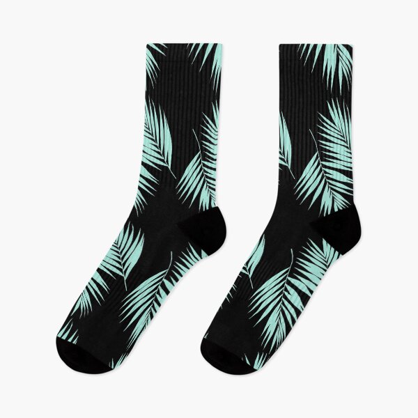 Item preview, Palm Leaves Pattern #2 #Mint #Black #decor #art designed and sold by Anita's & Bella's Art.