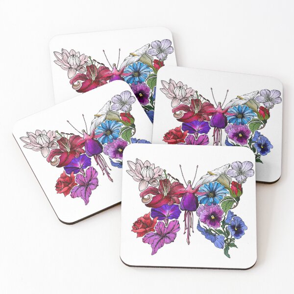 Item preview, "ButterFlowers" colors/colours designed and sold by TheCollywobbles.