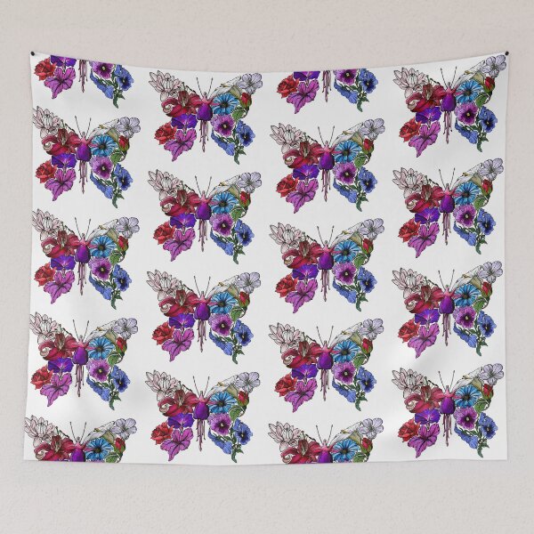 Item preview, "ButterFlowers" colors/colours designed and sold by TheCollywobbles.