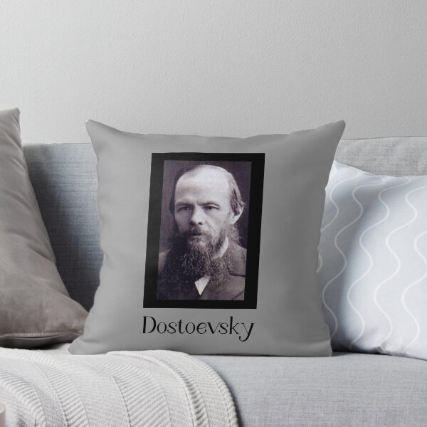Item preview, Dostoevsky Portrait on Grey. Russian Literature designed and sold by kierkegaard.