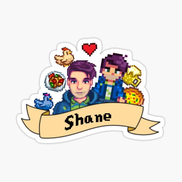 Shane- Stardew Valley Pegatina