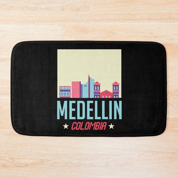 Artikelvorschau, Medellin Paisa Antioquia Kolumbien Skyline T Shirt Sticker Geschenk entworfen und verkauft von Timcito.