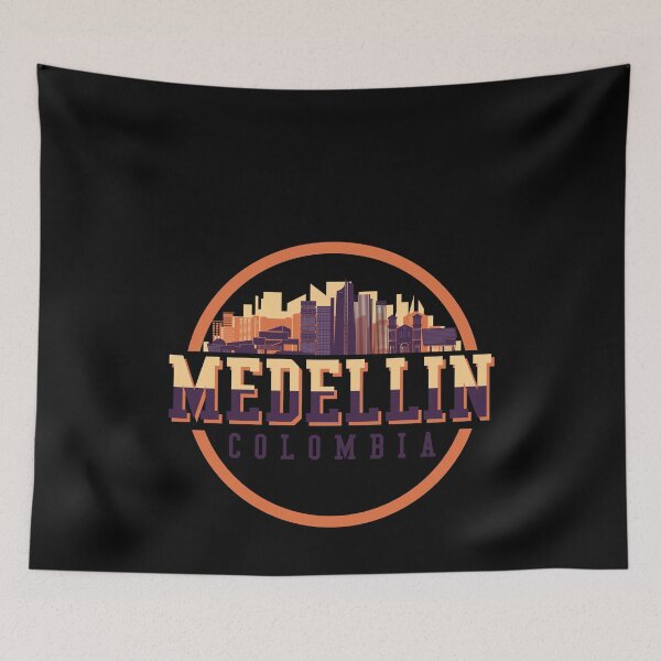 Item preview, Medellin Antioquia Colombia Skyline T Shirt Sticker Gift Present designed and sold by Timcito.