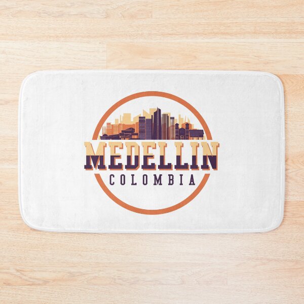 Artikelvorschau, Medellin Antioquia Kolumbien Skyline T Shirt Sticker Geschenk entworfen und verkauft von Timcito.