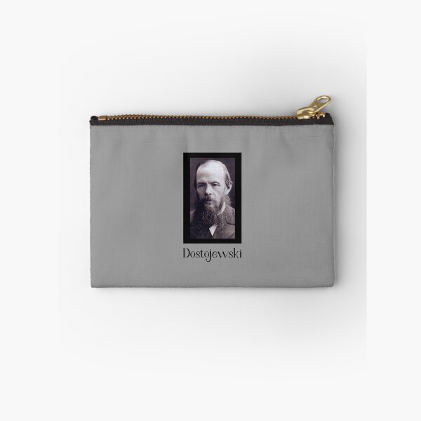 Item preview, Dostojewski Porträt. Dostoevsky Portrait. Russische Literatur. On Grey. Russian Literature. Fyodor Dostoevsky in German designed and sold by kierkegaard.