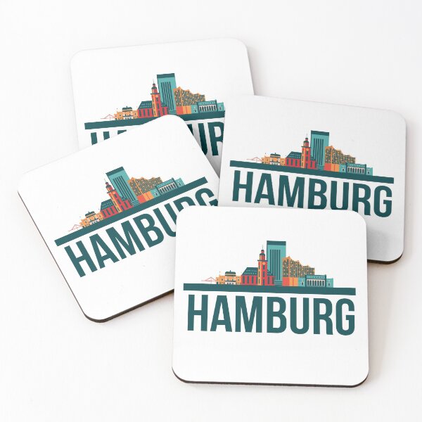 Item preview, Hamburg Germany Skyline Shirt Design Gift present birthday christmas designed and sold by Timcito.