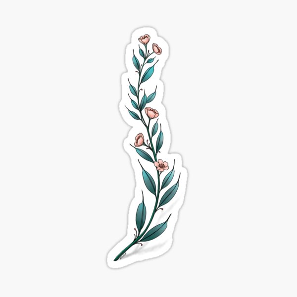 Laurier rose Sticker