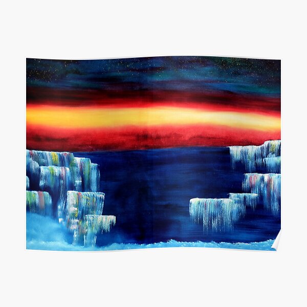 Frozen waterfalls 3 Poster