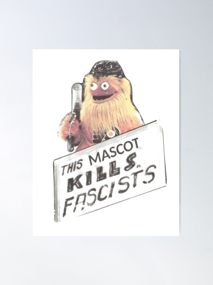 Flyers New Mascot "Gritty" Poster for Sale by WittyFox