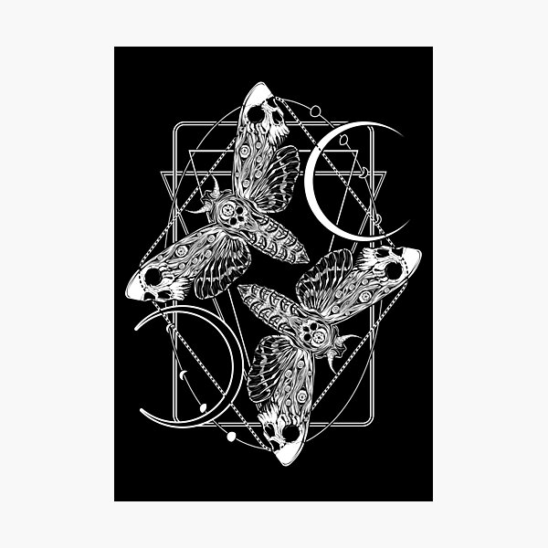Dance of the Death Moths Photographic Print