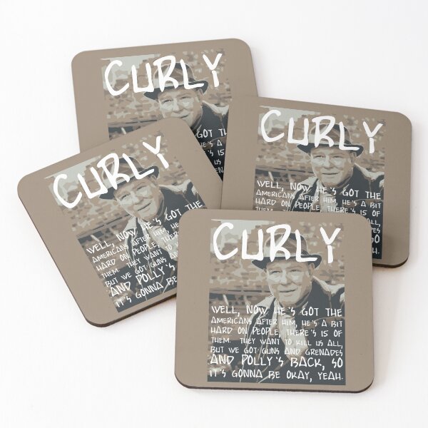 Peaky Curly Coasters (Set of 4)