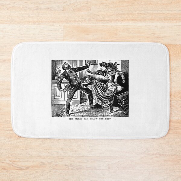 Item preview, She kicked him below the belt designed and sold by PeterAndrew.