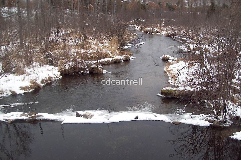 "AuSable River Grayling MI" by cdcantrell Redbubble