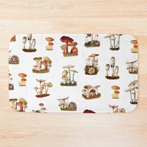 Item preview, mushroom and fungi vintage illustrations designed and sold by papa-pedro.