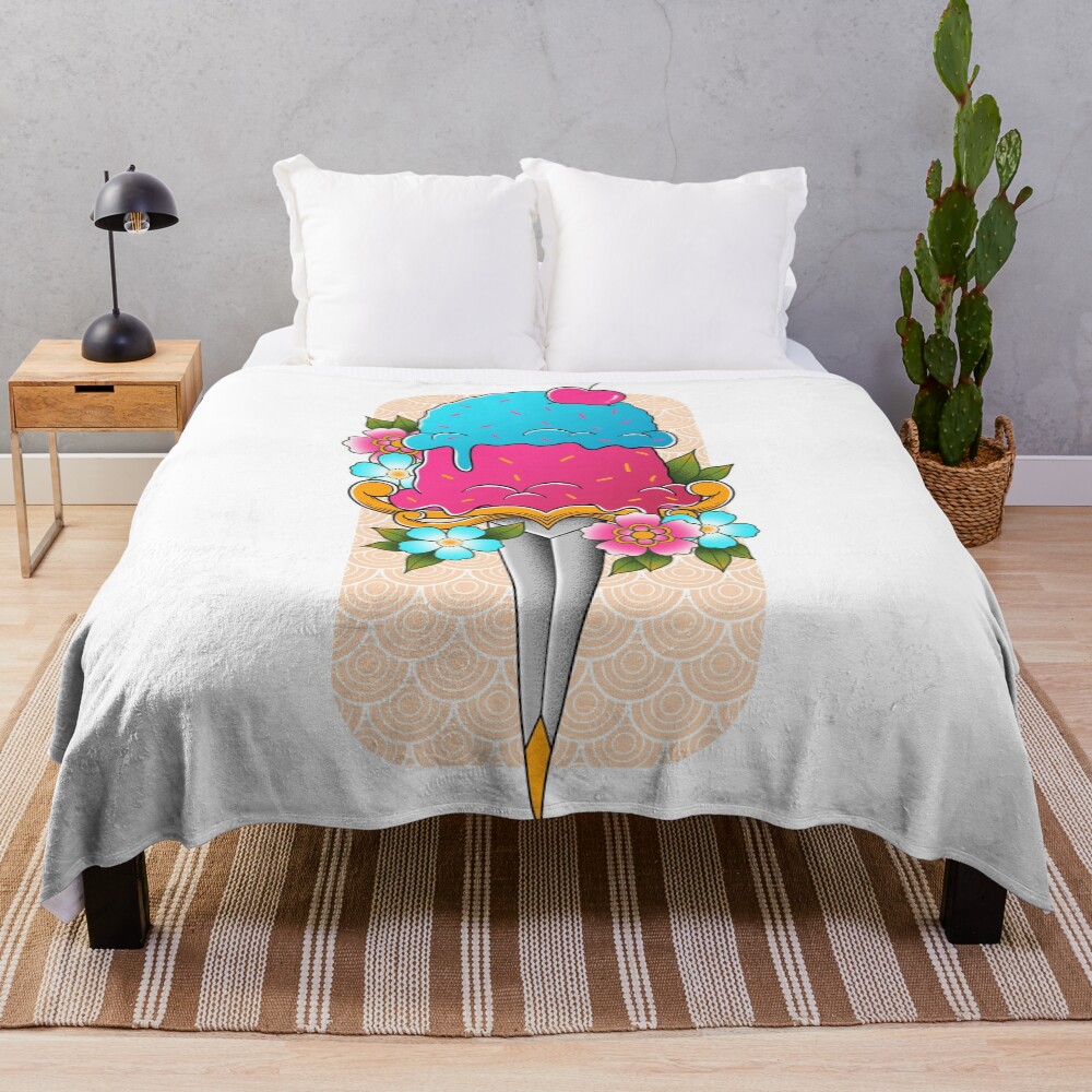 Deadly Dessert Throw Blanket