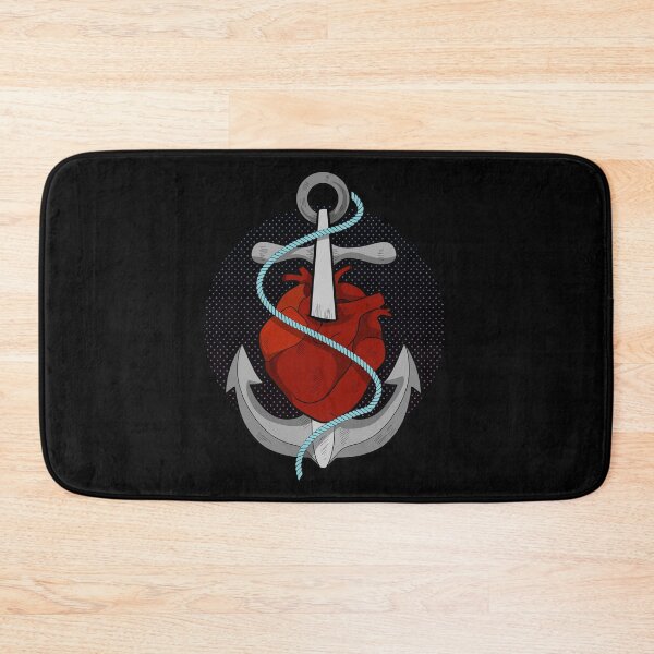 Item preview, Boat driver lovers heart anchor designed and sold by CORZ.