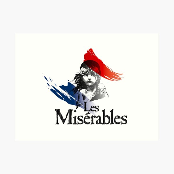 Les Miserables logo girl Art Print