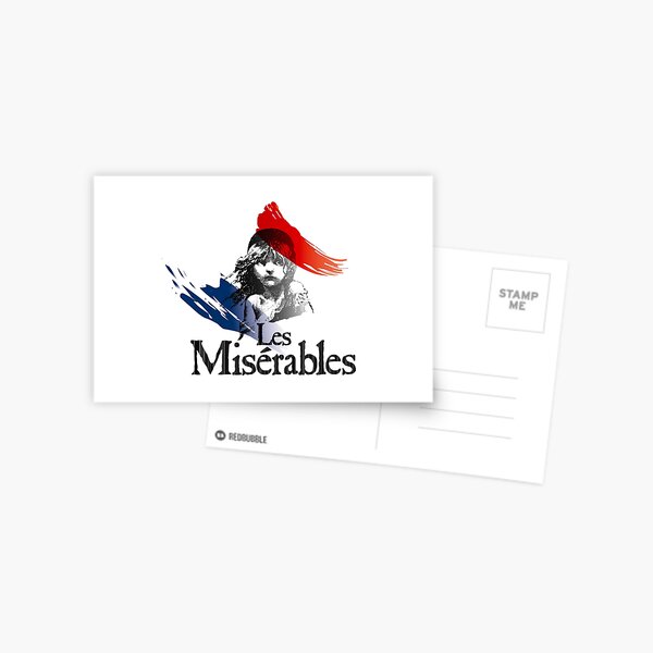 Les Miserables logo girl Postal