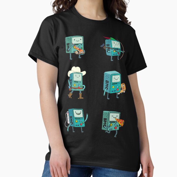 Vista previa del artículo con la obra «BMO», diseñado y vendido por plushism.