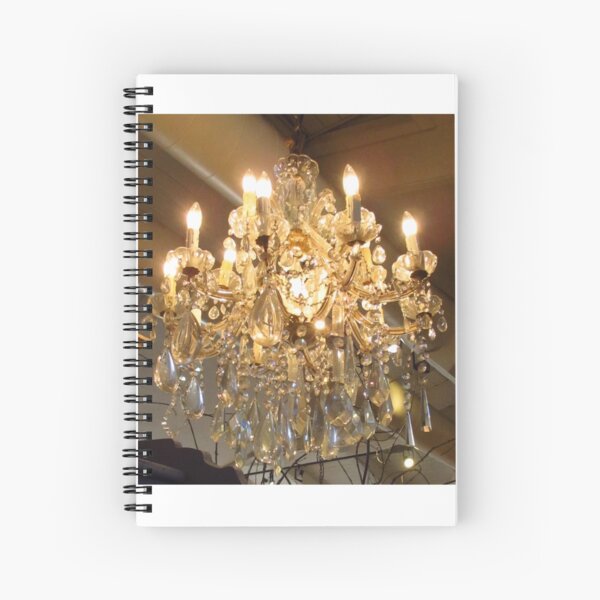 Garden Center Chandelier Spiral Notebook