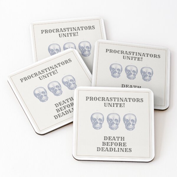 Item preview, Death Before Deadlines designed and sold by DankDreamz.