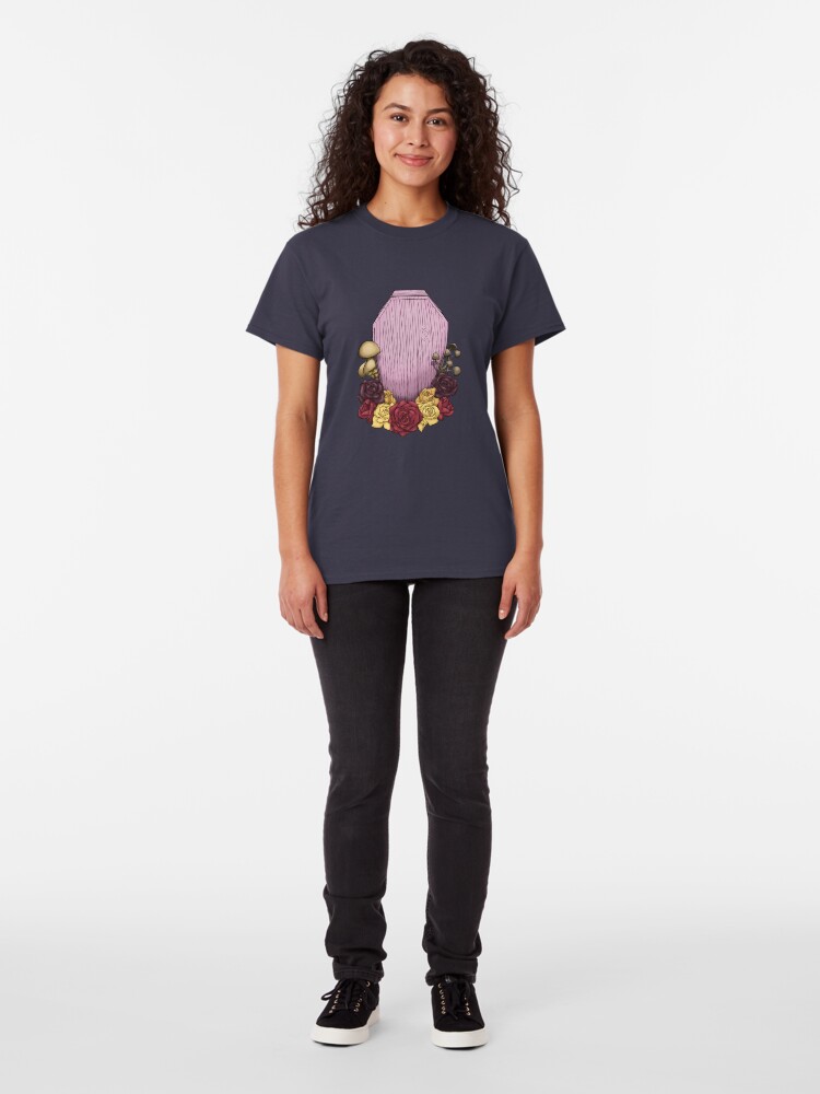 Alternate view of Powder Pink Coffin Classic T-Shirt