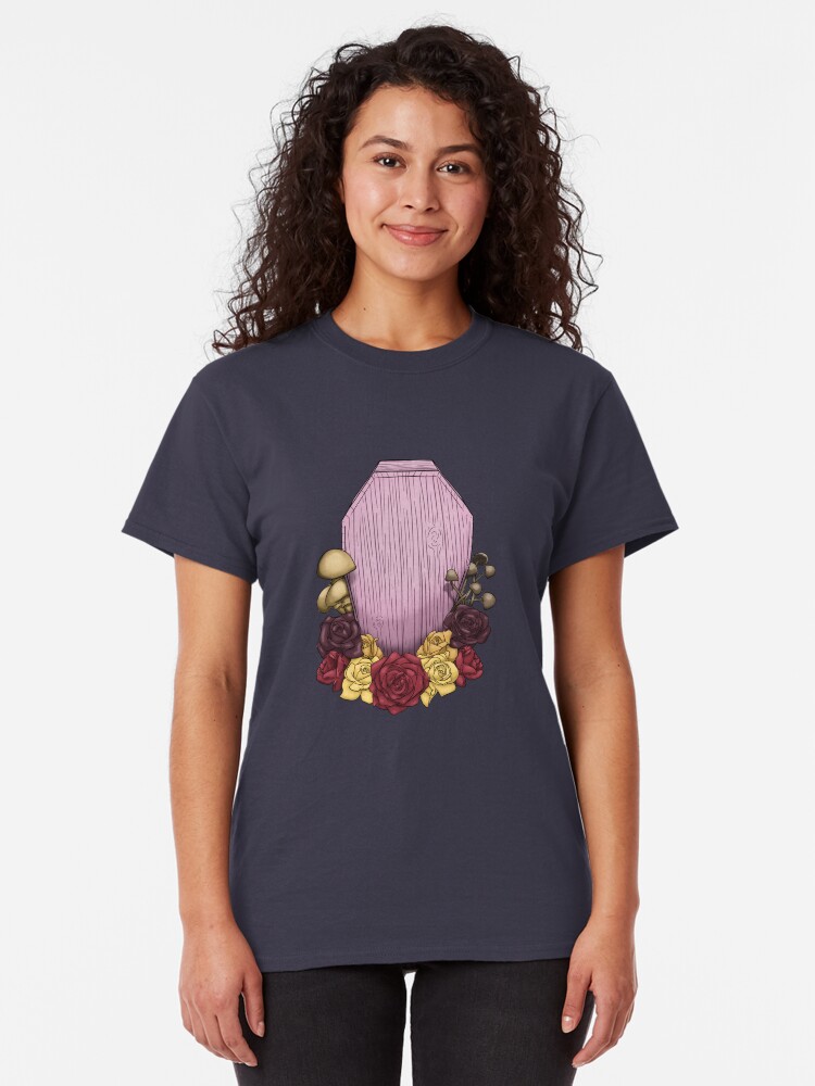 Alternate view of Powder Pink Coffin Classic T-Shirt