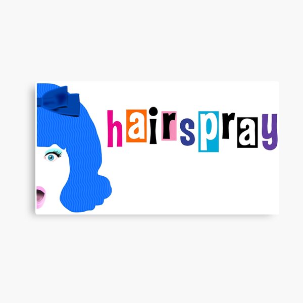 Hairspray logo Canvas Print