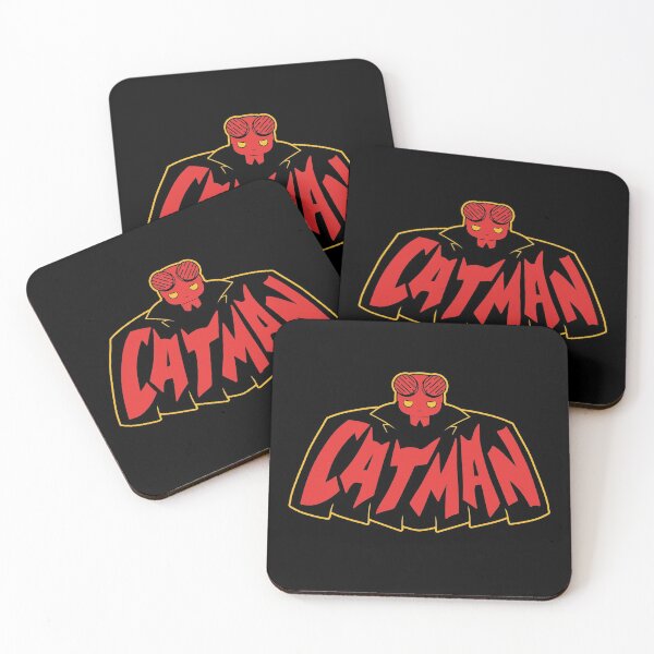 Catman Coasters (Set of 4)