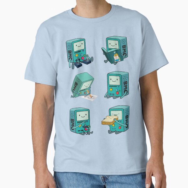 Vista previa del artículo con la obra «BMO», diseñado y vendido por plushism.