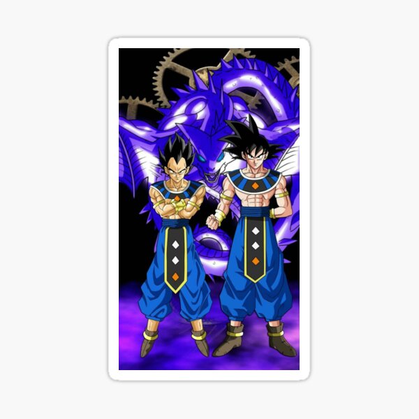 King Vegeta Stickers Redbubble - roblox destroyed recoome clothes