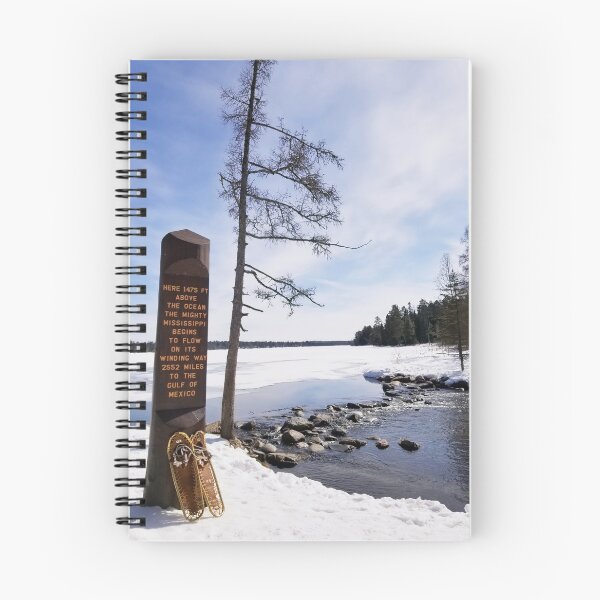 Item preview, Itsaca State Park ~ Mississippi Headwaters in Winter with Snowshoes designed and sold by Debbie Center.