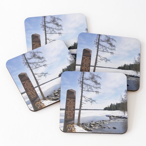 Item preview, Itsaca State Park ~ Mississippi Headwaters in Winter with Snowshoes designed and sold by Debbie Center.