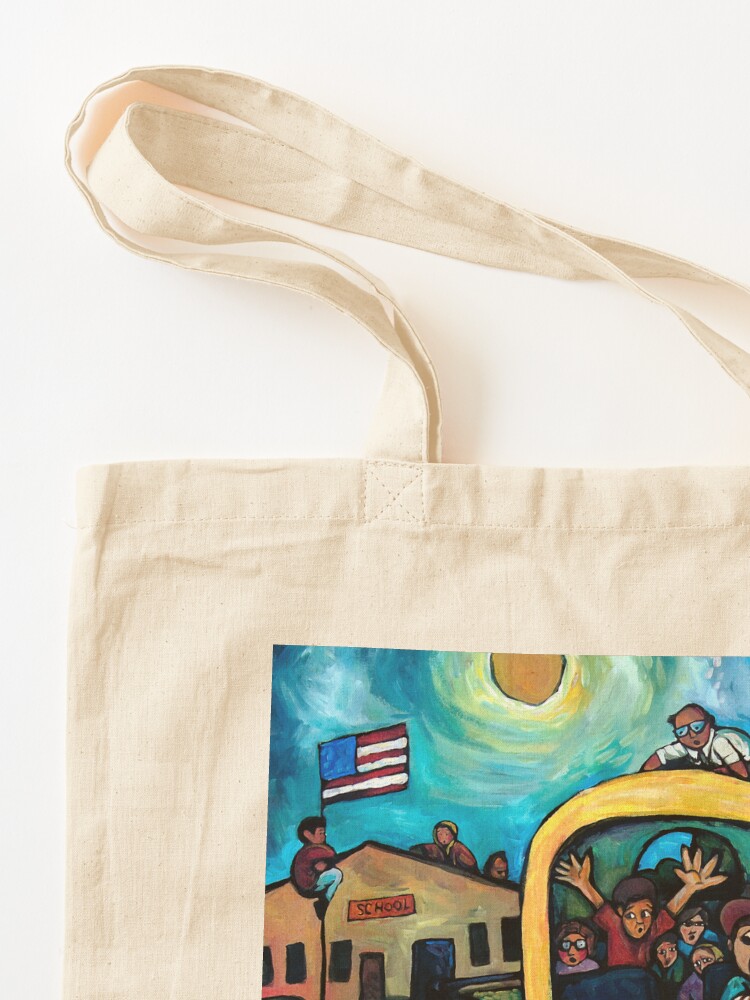 Thumbnail 3 of 5, Tote Bag, "Dandy the Lion" by Chad Elliott designed and sold by Wildermans.