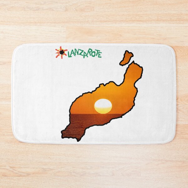 Item preview, Lanzarote sunset map designed and sold by iCimages.net.