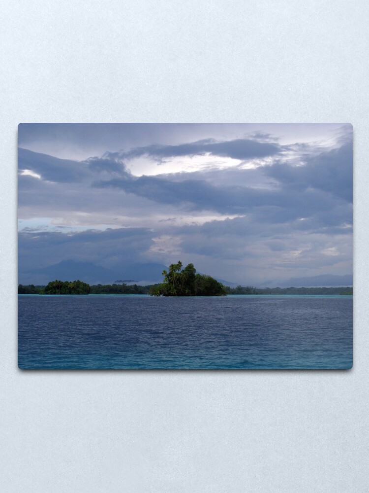 Alternate view of Paradise at Vona Vona Lagoon Metal Print